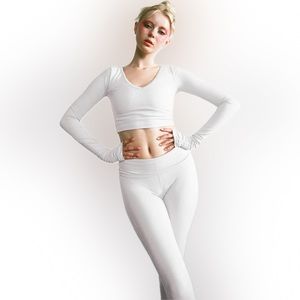 Frankie’s Bikinis High Waist Legging- NWT - S